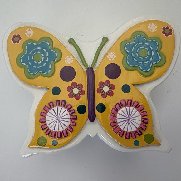 Colorful Butterfly Resin Box - Picture 1 of 9